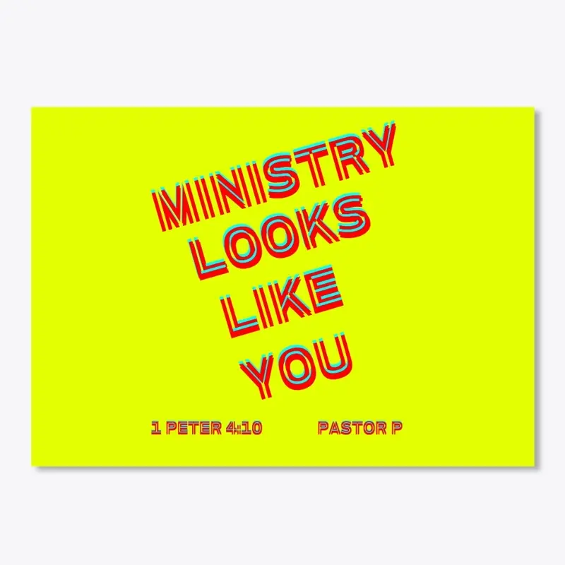 MINISTRY LOOKS LIKE YOU